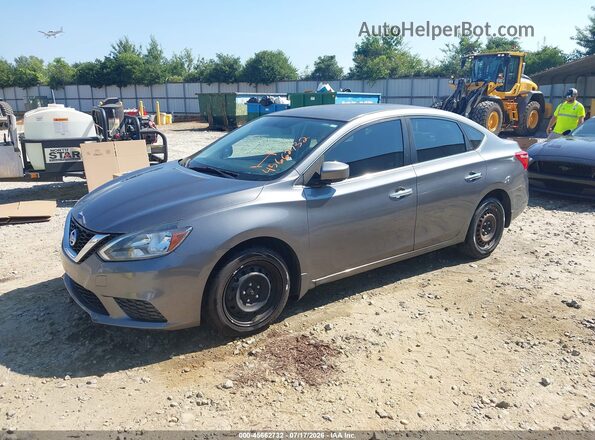 3N1AB7AP9HY385260 2017 NISSAN SENTRA Silver Vista tres cuartos delantera izquierda