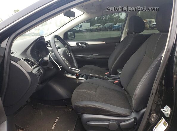 3N1AB7AP9HY394251 2017 NISSAN SENTRA Black Սալոնի դիմացի տեսք