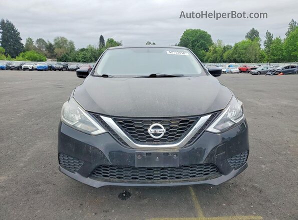 3N1AB7AP9HY394251 2017 NISSAN SENTRA Black Դիմացի տեսք