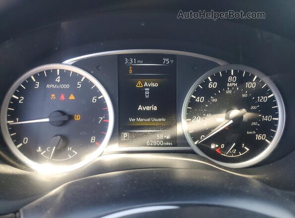 3N1AB7AP9JL627807 2018 NISSAN SENTRA Black Widok zestawu wskaźników