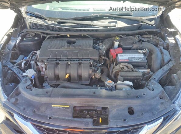 3N1AB7AP9JL627807 2018 NISSAN SENTRA Black Widok wnętrza z tyłu