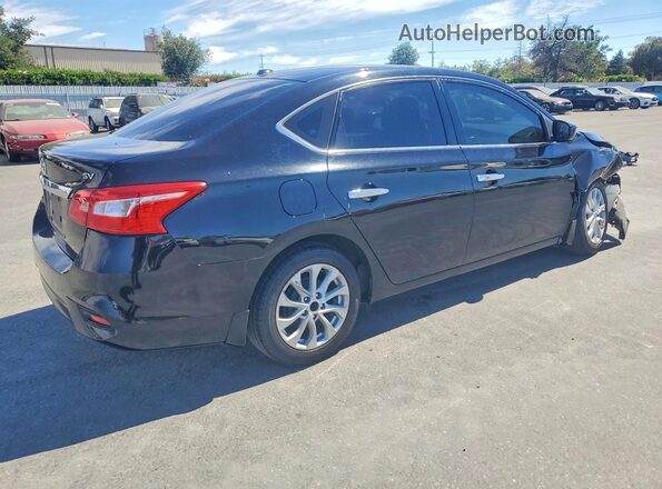 3N1AB7AP9JL627807 2018 NISSAN SENTRA Black Tył prawy