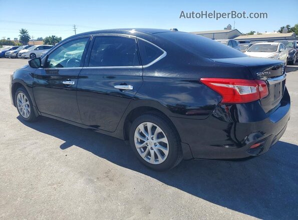 3N1AB7AP9JL627807 2018 NISSAN SENTRA Black Tył lewy