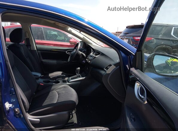 3N1AB7AP9JL652299 2018 NISSAN SENTRA Blue Front interior view