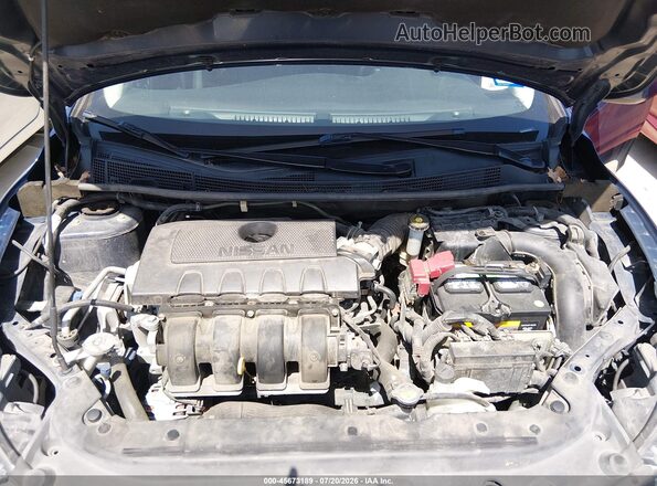 3N1AB7AP9JL652299 2018 NISSAN SENTRA Blue Rear view