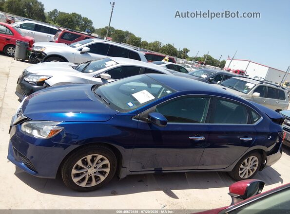 3N1AB7AP9JL652299 2018 NISSAN SENTRA Blue 360 interior view