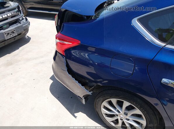 3N1AB7AP9JL652299 2018 NISSAN SENTRA Blue Front view