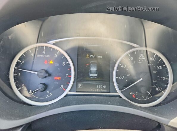 3N1AB7AP9JL655641 2018 NISSAN SENTRA White Instrument cluster view