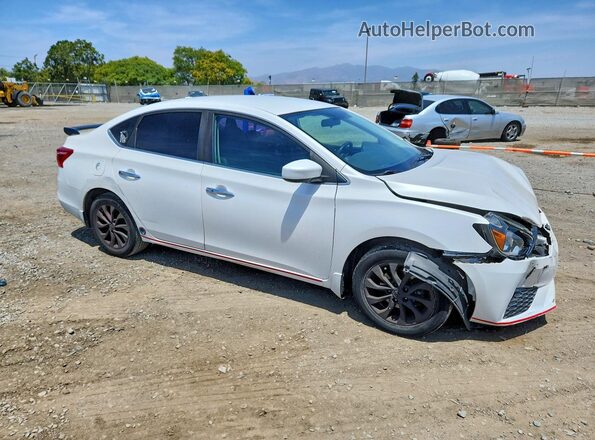 3N1AB7AP9JL655641 2018 NISSAN SENTRA White Front right