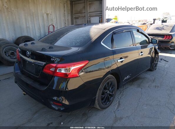 3N1AB7AP9JY204907 2018 NISSAN SENTRA Black Trasero derecho