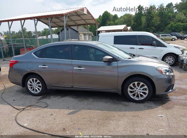 3N1AB7AP9JY213686 2018 NISSAN SENTRA Gray Սալոնի հետևի տեսք