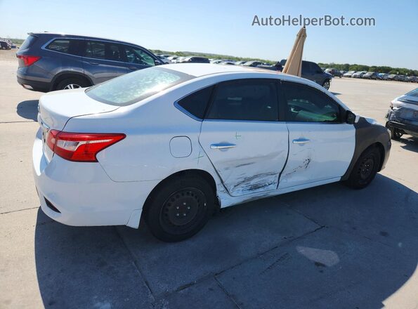 3N1AB7AP9JY214689 2018 NISSAN SENTRA Белый Задняя правая четверть