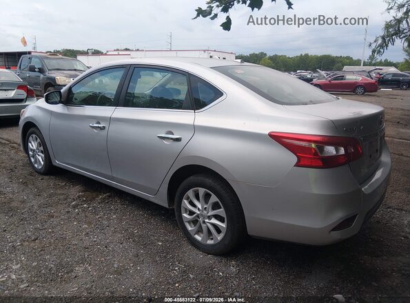 3N1AB7AP9JY225871 2018 NISSAN SENTRA Silver Tył lewy