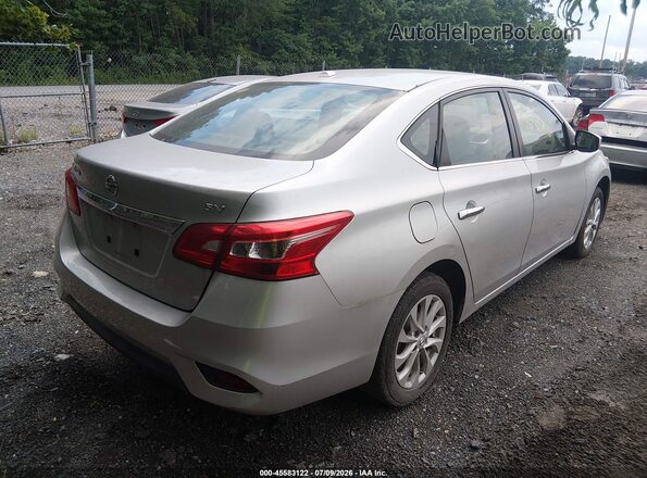 3N1AB7AP9JY225871 2018 NISSAN SENTRA Silver Tył prawy