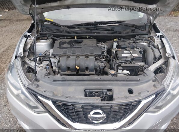3N1AB7AP9JY225871 2018 NISSAN SENTRA Silver Widok z tyłu