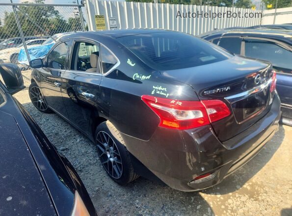 3N1AB7AP9JY239558 2018 NISSAN SENTRA Black Tył lewy