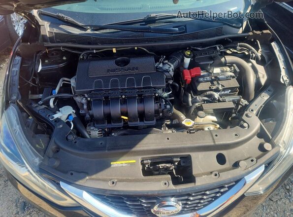 3N1AB7AP9JY239558 2018 NISSAN SENTRA Black Widok wnętrza z tyłu