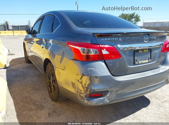 3N1AB7AP9JY252813 2018 NISSAN SENTRA Gray Դիմացի տեսք