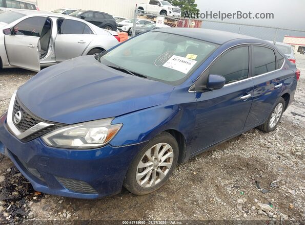 3N1AB7AP9JY266808 2018 NISSAN SENTRA Blue Front left