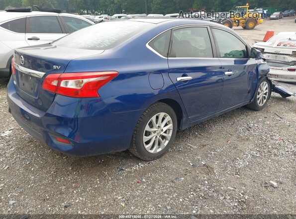 3N1AB7AP9JY266808 2018 NISSAN SENTRA Blue Rear right