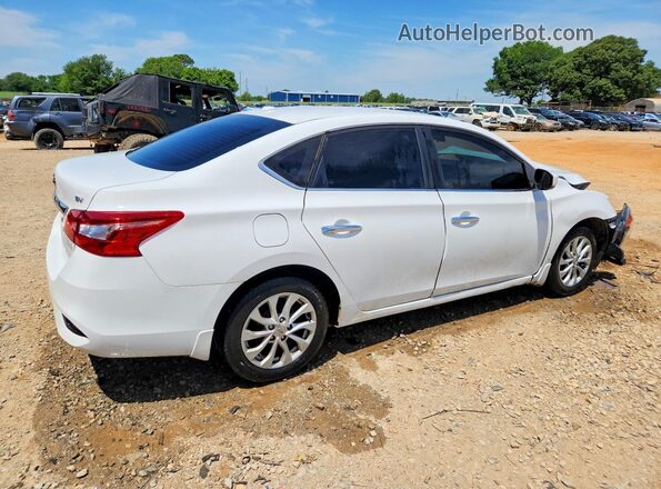 3N1AB7AP9JY267070 2018 NISSAN SENTRA White Задня права чверть