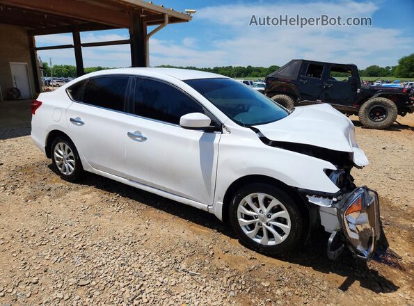 3N1AB7AP9JY267070 2018 NISSAN SENTRA White Передня права чверть