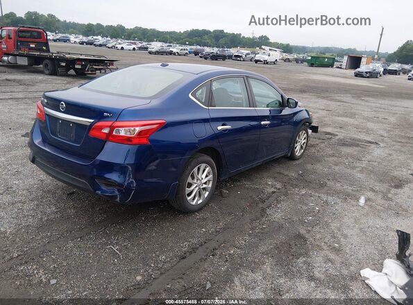 3N1AB7AP9JY271197 2018 NISSAN SENTRA Blue Задня права чверть