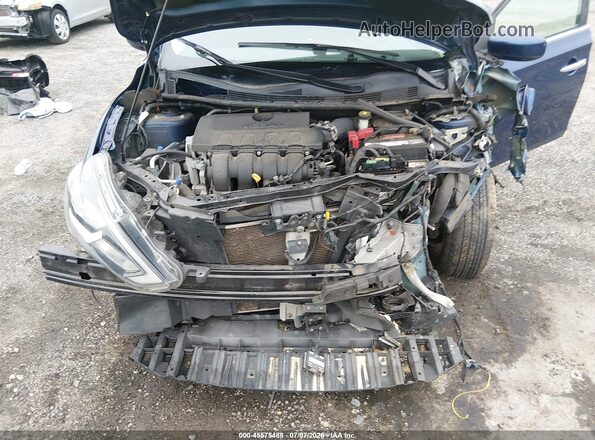 3N1AB7AP9JY271197 2018 NISSAN SENTRA Blue Вид ззаду