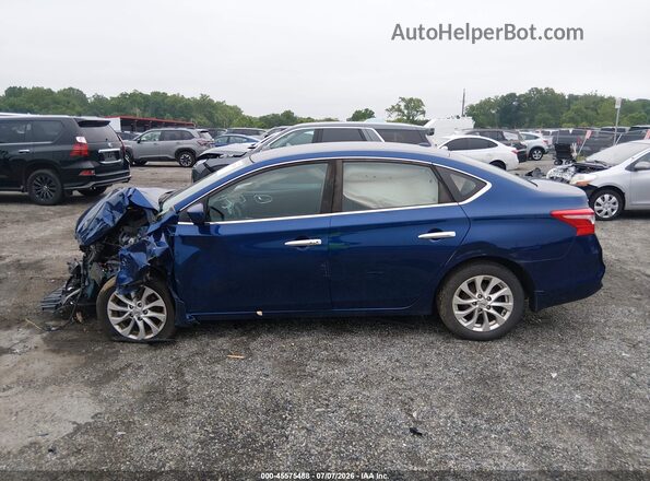3N1AB7AP9JY271197 2018 NISSAN SENTRA Blue Панорамний вид салону 360°