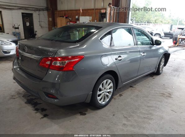 3N1AB7AP9JY296939 2018 NISSAN SENTRA Серый Задняя правая четверть