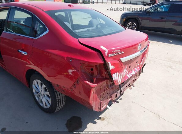 3N1AB7AP9JY302755 2018 NISSAN SENTRA Красный Вид спереди