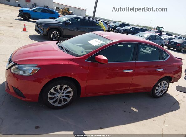 3N1AB7AP9JY302755 2018 NISSAN SENTRA Красный Панорамный вид салона 360°