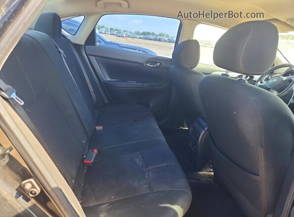 3N1AB7AP9JY315568 2018 NISSAN SENTRA Black Vista de los asientos traseros