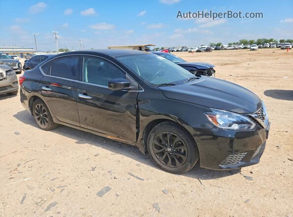 3N1AB7AP9JY315568 2018 NISSAN SENTRA Black Delantero derecho