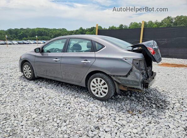 3N1AB7AP9JY315652 2018 NISSAN SENTRA Silver Задня ліва чверть