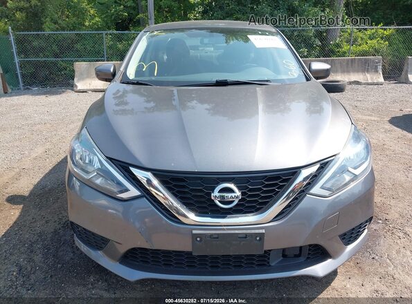3N1AB7AP9JY323122 2018 NISSAN SENTRA Серый Вид задней части салона