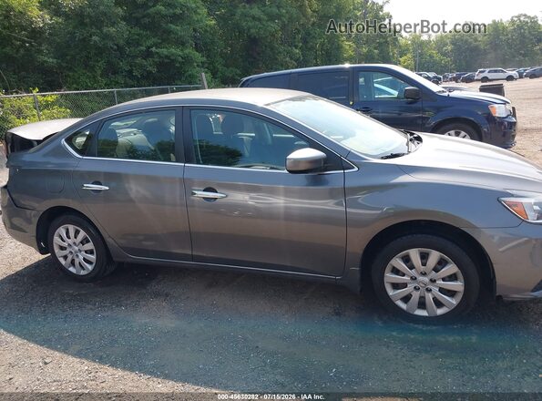 3N1AB7AP9JY323122 2018 NISSAN SENTRA Серый Панорамный вид салона 360°