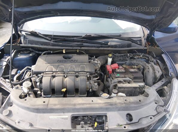 3N1AB7AP9JY325002 2018 NISSAN SENTRA Blue Вид ззаду