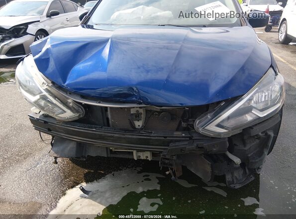 3N1AB7AP9JY325002 2018 NISSAN SENTRA Blue Вид спереду
