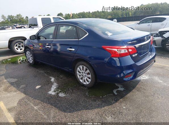 3N1AB7AP9JY325002 2018 NISSAN SENTRA Blue Задня ліва чверть