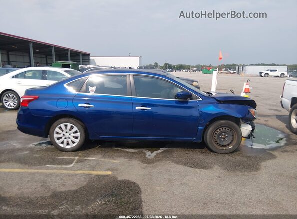 3N1AB7AP9JY325002 2018 NISSAN SENTRA Blue Панорамний вид салону 360°