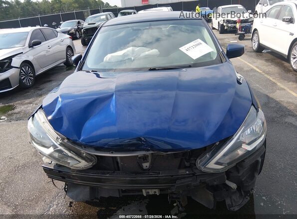 3N1AB7AP9JY325002 2018 NISSAN SENTRA Blue Вид задньої частини салону