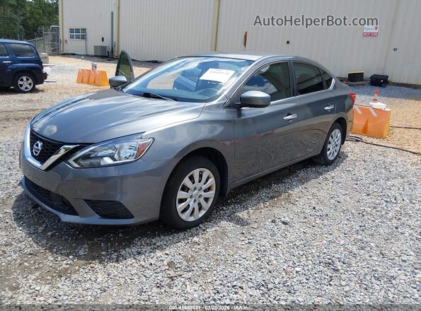 3N1AB7AP9JY330958 2018 NISSAN SENTRA Серый Передняя левая четверть