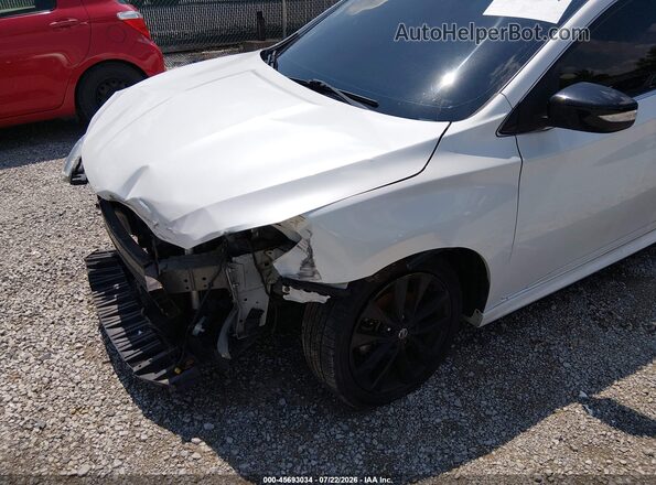 3N1AB7AP9JY339109 2018 NISSAN SENTRA White წინა ხედი