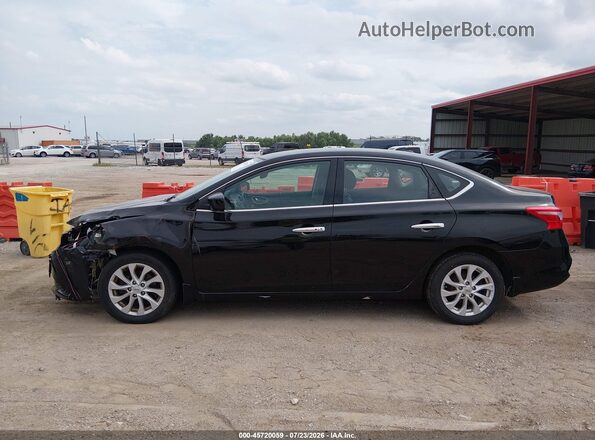 3N1AB7AP9KL607400 2019 NISSAN SENTRA Черный Панорамный вид салона 360°