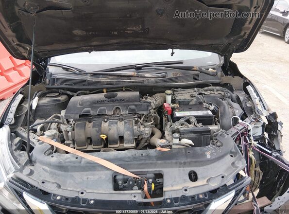 3N1AB7AP9KL607400 2019 NISSAN SENTRA Черный Вид сзади