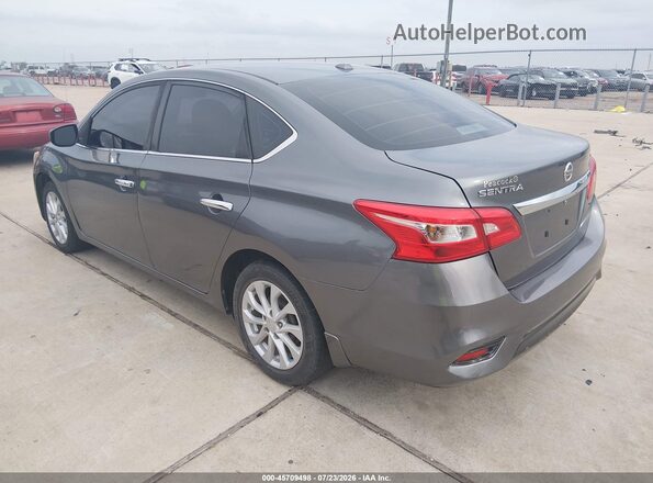 3N1AB7AP9KL611611 2019 NISSAN SENTRA Gray Հետևի ձախ