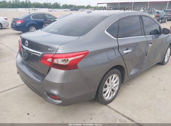 3N1AB7AP9KL611611 2019 NISSAN SENTRA Gray Հետևի աջ