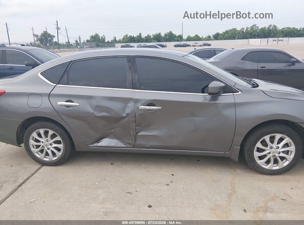 3N1AB7AP9KL611611 2019 NISSAN SENTRA Gray Դիմացի տեսք