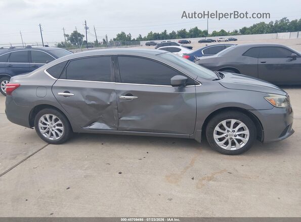 3N1AB7AP9KL611611 2019 NISSAN SENTRA Gray Սալոնի հետևի տեսք